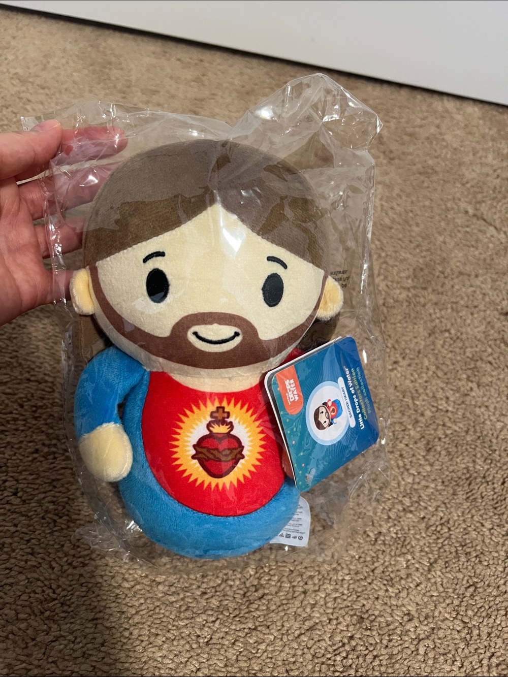 New SACRED HEART OF JESUS CATHOLIC 8" PLUSH DOLL — JESUS PLUSH